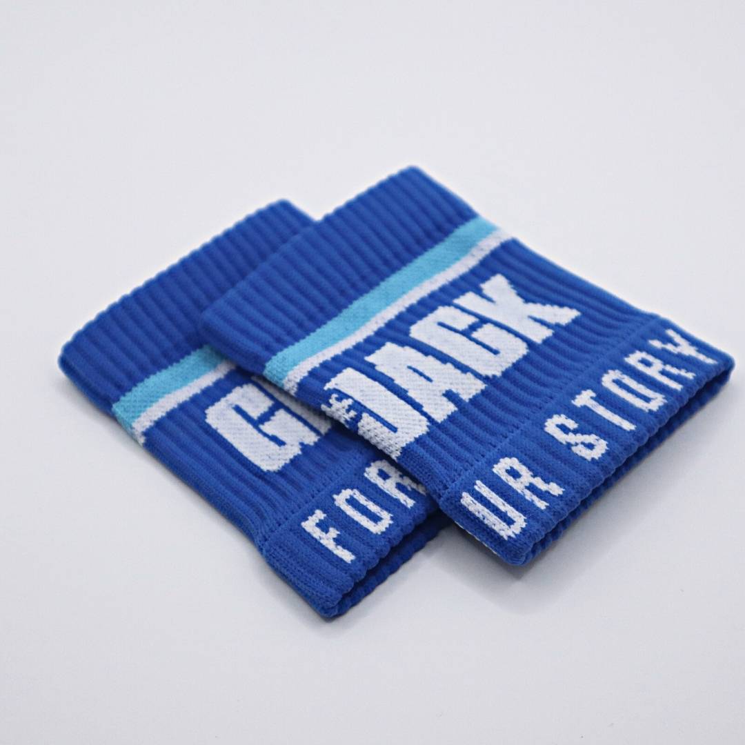 Apex Compression Wristband | Short Blue from Genejack for Genejack WOD