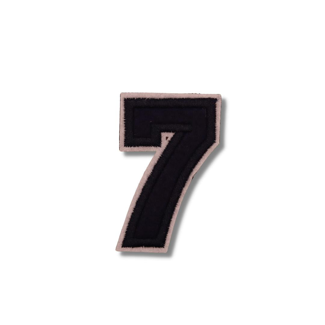 7 Navy Numbers Velcro Patch from Genejack for Genejack WOD