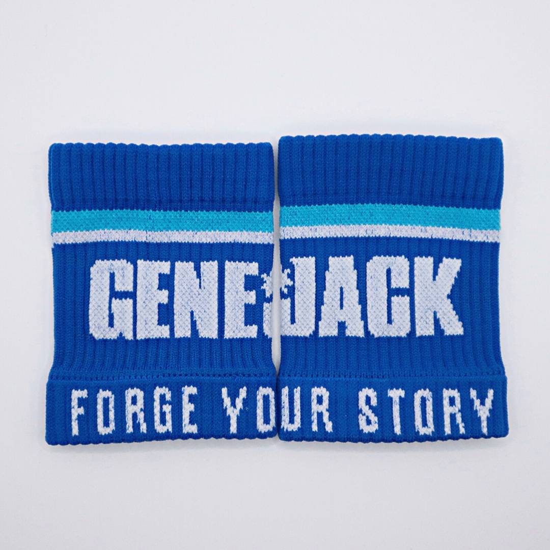 Apex Compression Wristband | Short Blue from Genejack for Genejack WOD