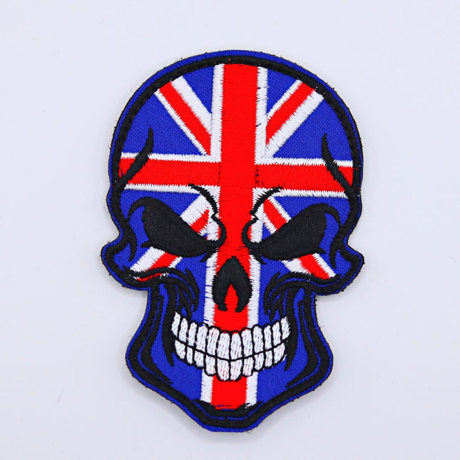 British Skull - Velcro Patch from Genejack for Genejack WOD