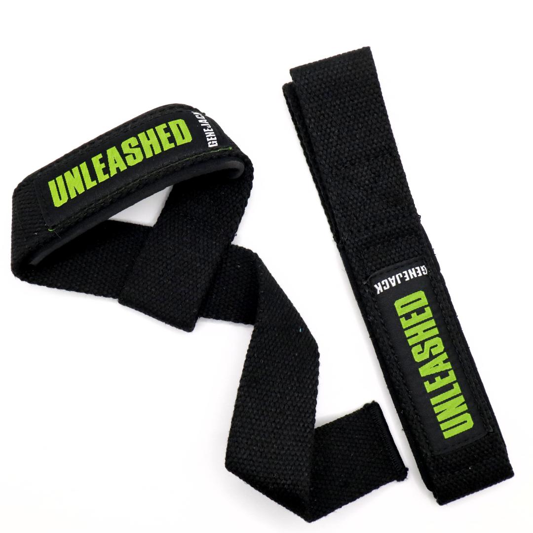 Unleashed Padded Lifting Straps from Genejack for Genejack WOD
