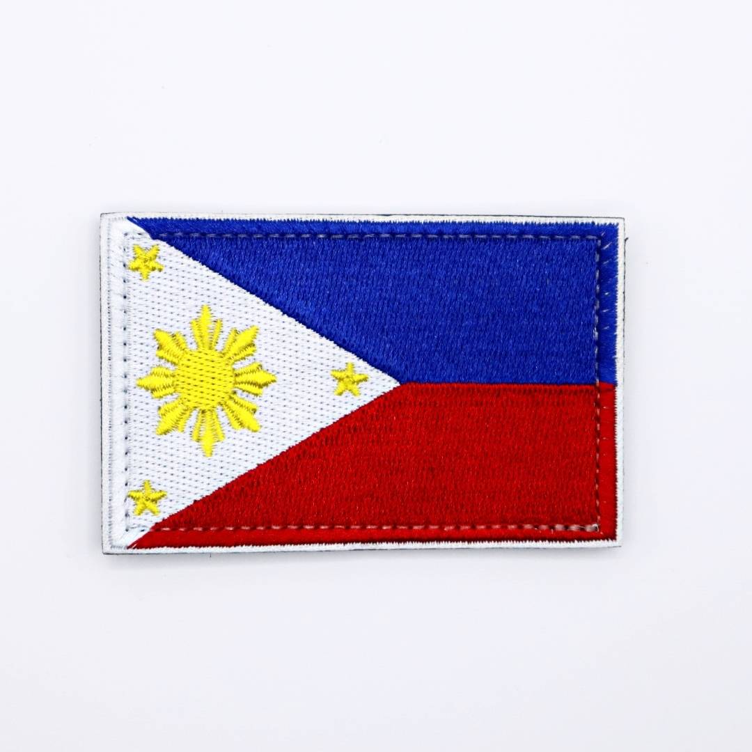 Philippines - Style 2 Country Flag Velcro Patch from Genejack for Genejack WOD