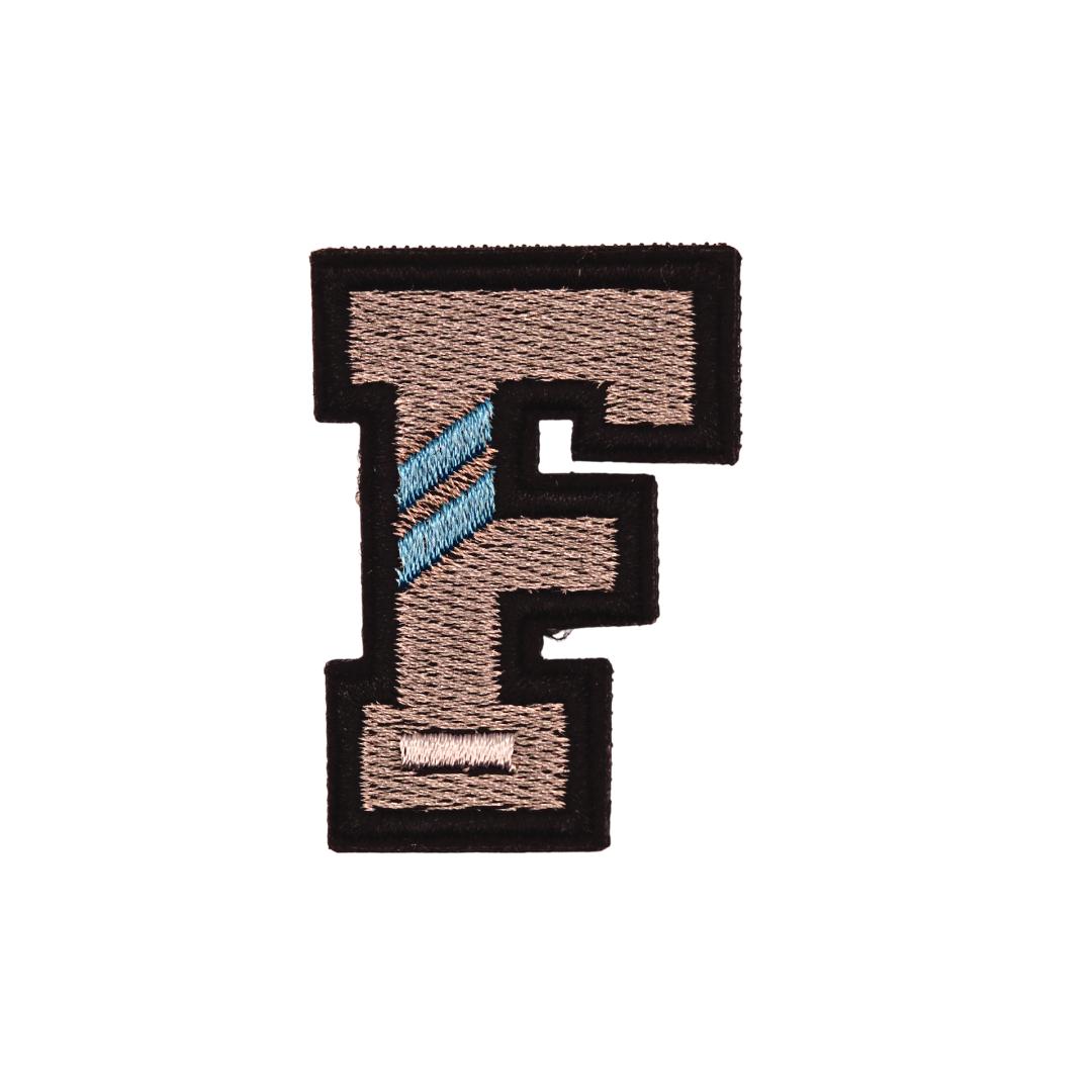 F Letters Velcro Patch from Genejack for Genejack WOD
