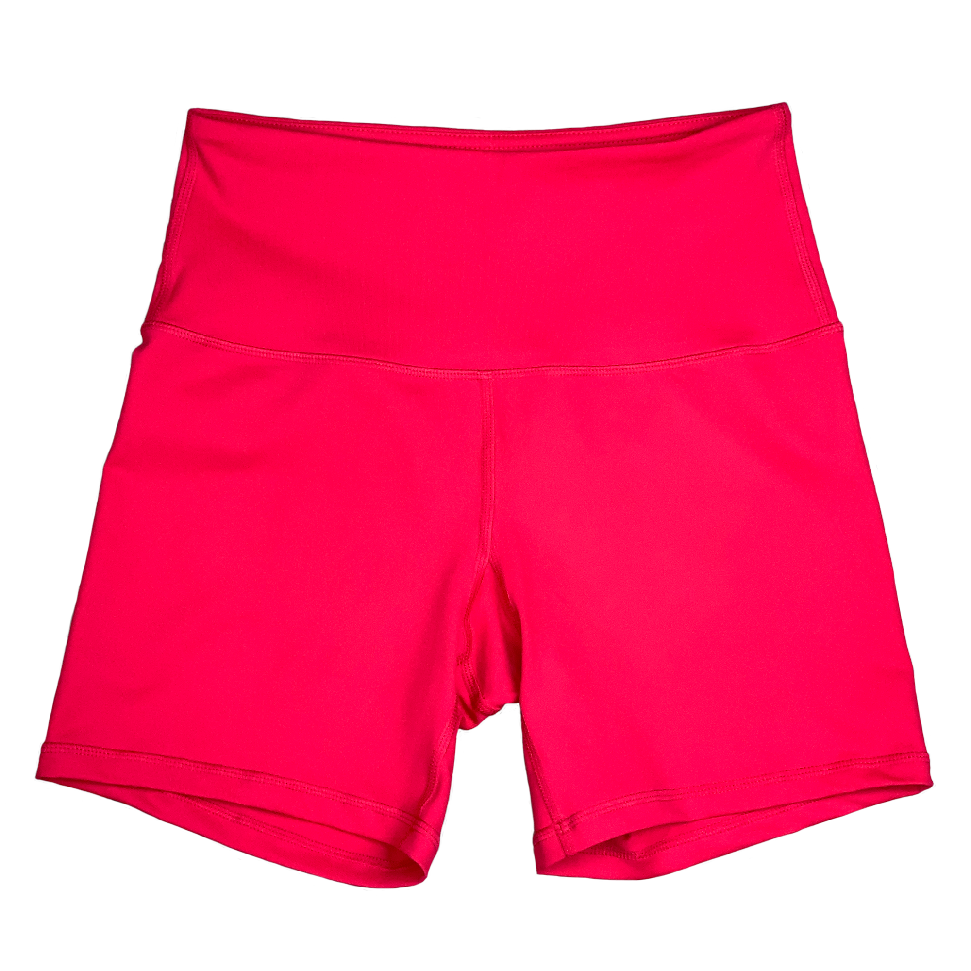 Biker Shorts - High Waist - Red from Savage Barbell for Genejack WOD