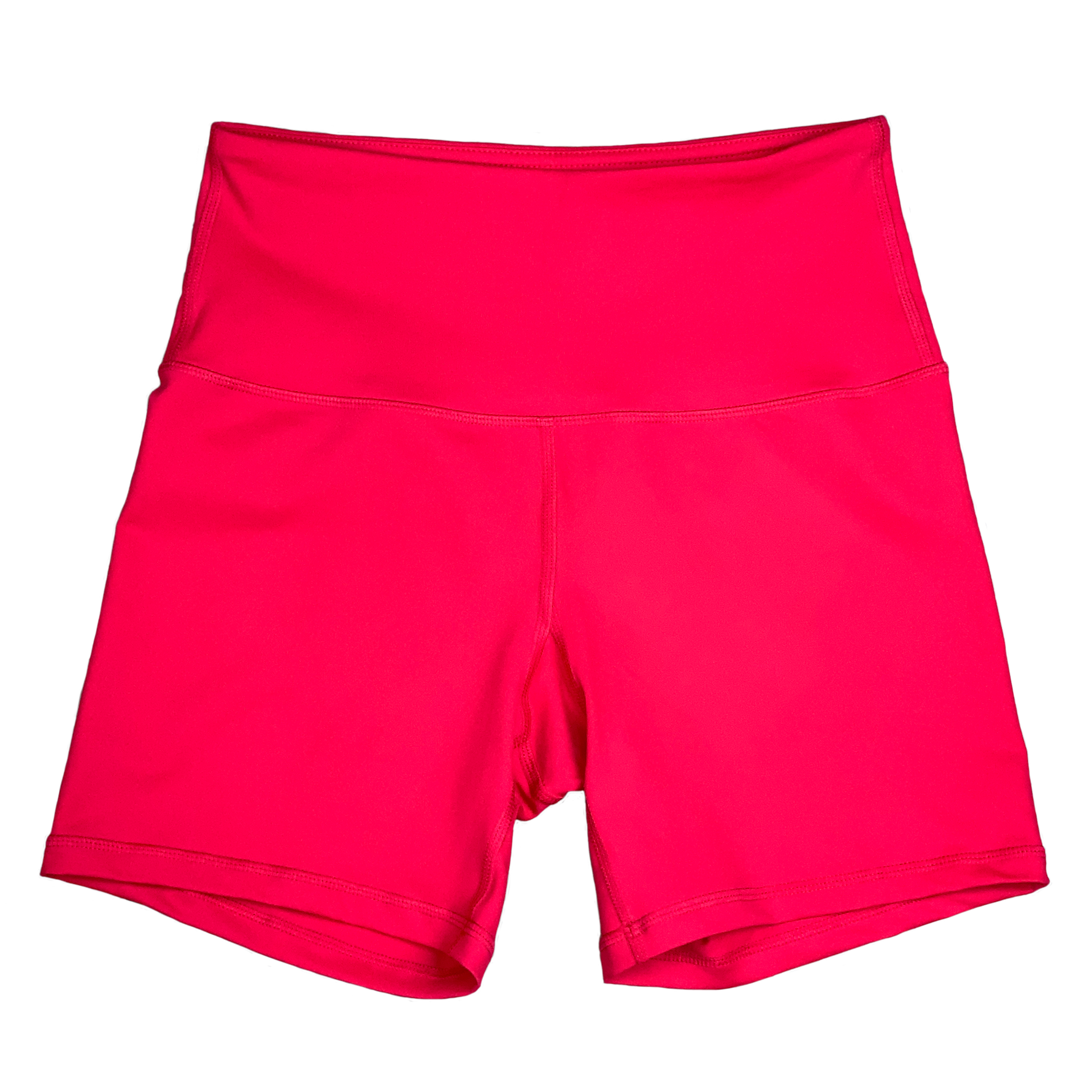 Biker Shorts - High Waist - Red from Savage Barbell for Genejack WOD