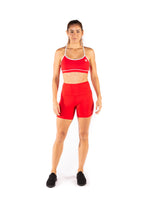 Biker Shorts - High Waist - Red from Savage Barbell for Genejack WOD