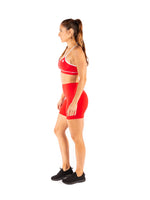 Biker Shorts - High Waist - Red from Savage Barbell for Genejack WOD