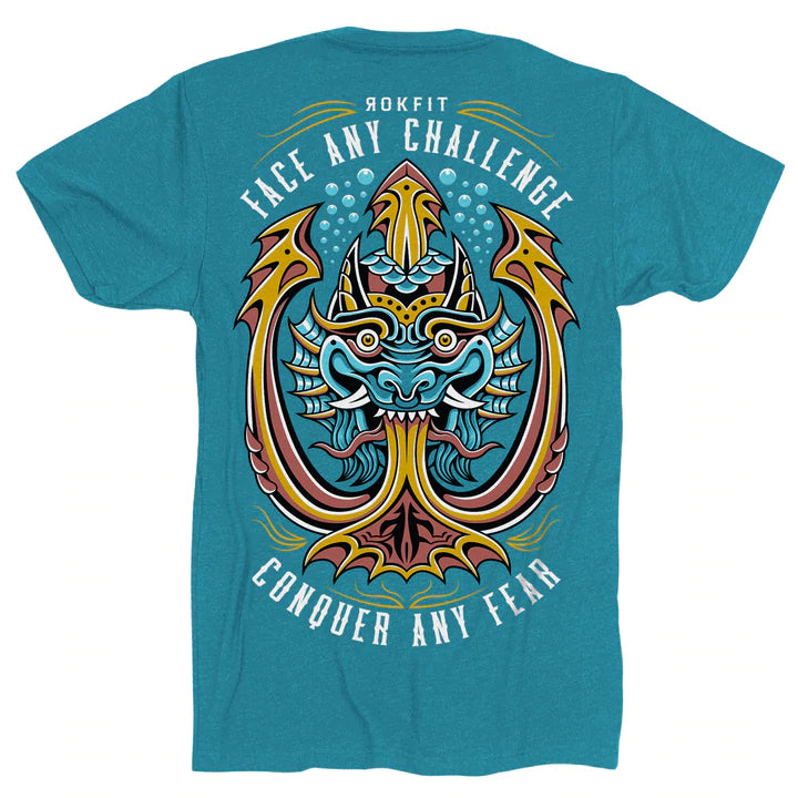 Face Any Challenge T-shirt - Unisex from Rokfit for Genejack WOD