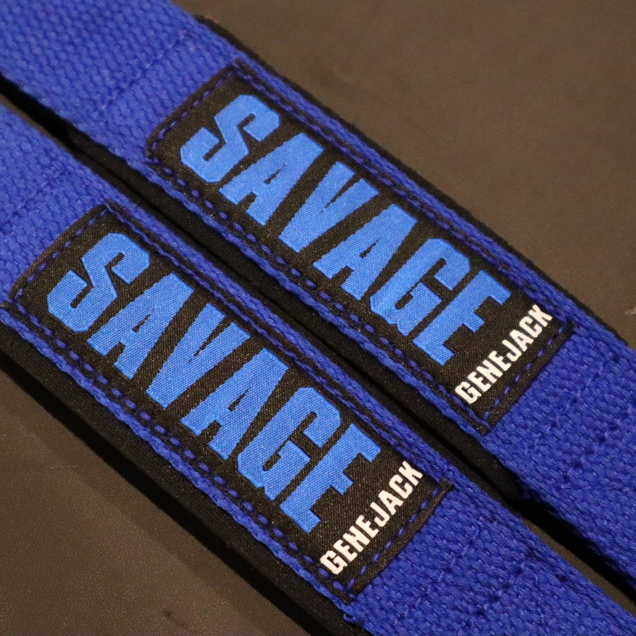 Savage Padded Lifting Straps from Genejack for Genejack WOD