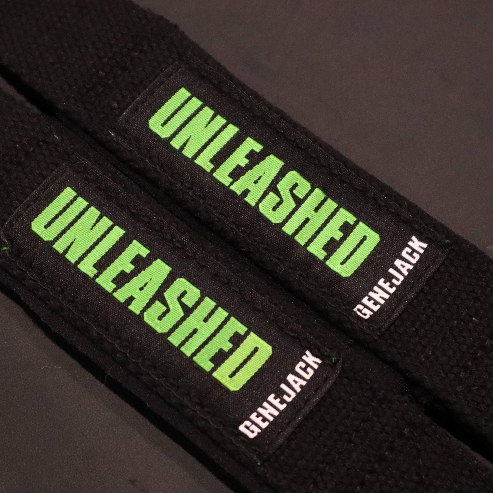 Unleashed Padded Lifting Straps from Genejack for Genejack WOD