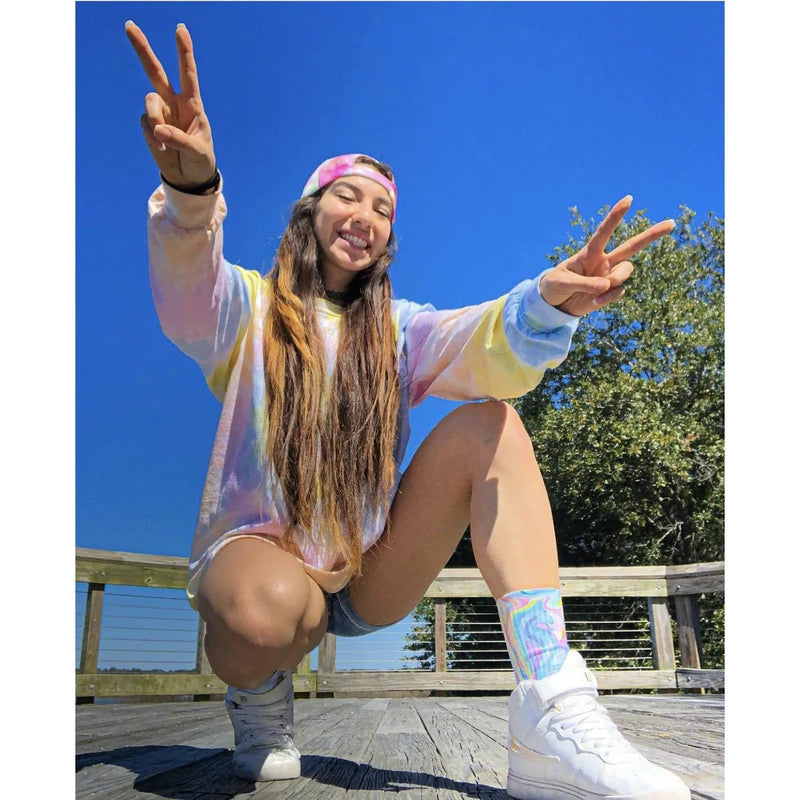 Multicolor Marble Socks from Hexxee for Genejack WOD