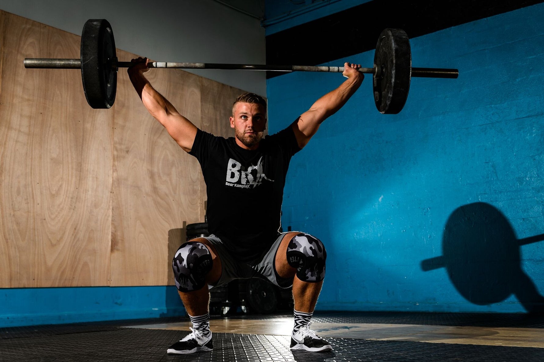 Bear KompleX Knee Sleeves - Black Camo from Bear Komplex for Genejack WOD