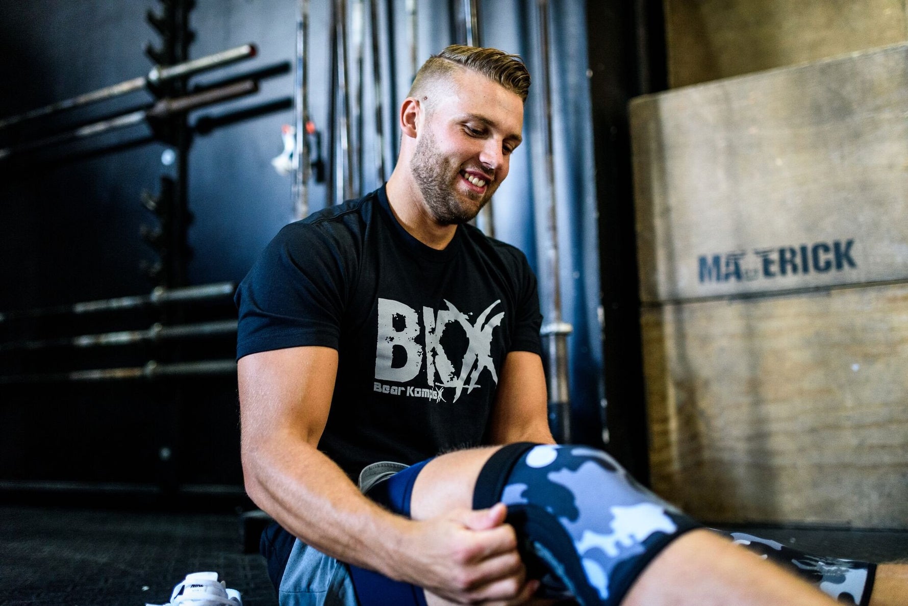 Bear KompleX Knee Sleeves - Black Camo from Bear Komplex for Genejack WOD