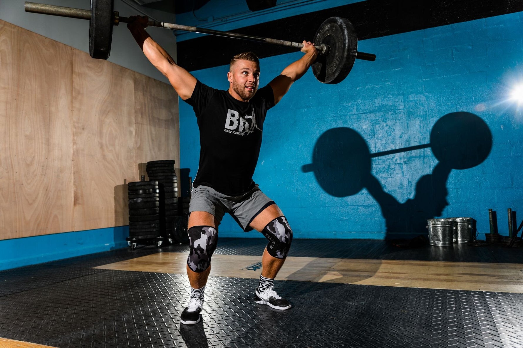 Bear KompleX Knee Sleeves - Black Camo from Bear Komplex for Genejack WOD