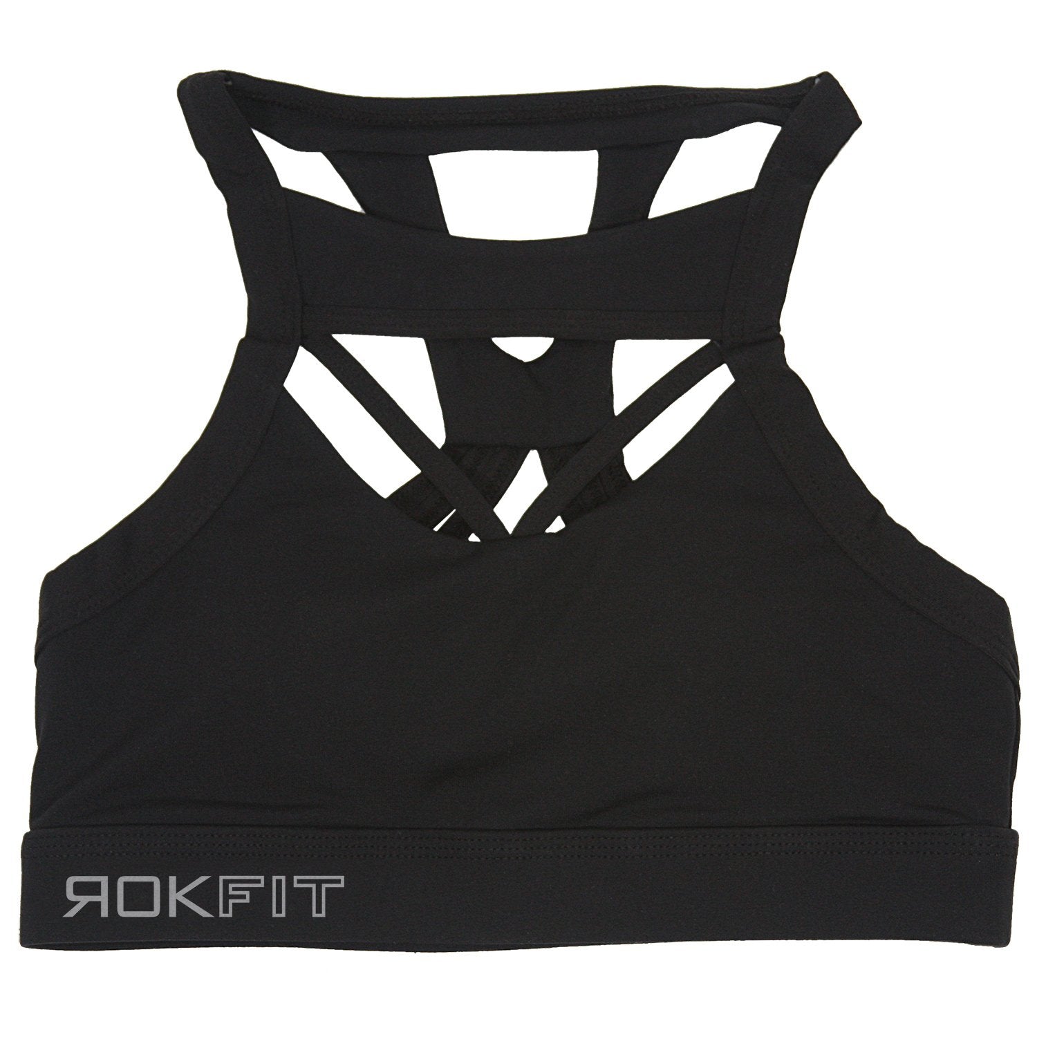 The Lacey Sports Bra - Black from Rokfit for Genejack WOD