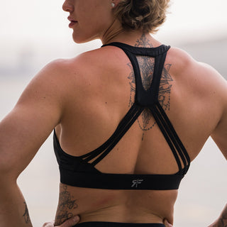The Lacey Sports Bra - Black from Rokfit for Genejack WOD