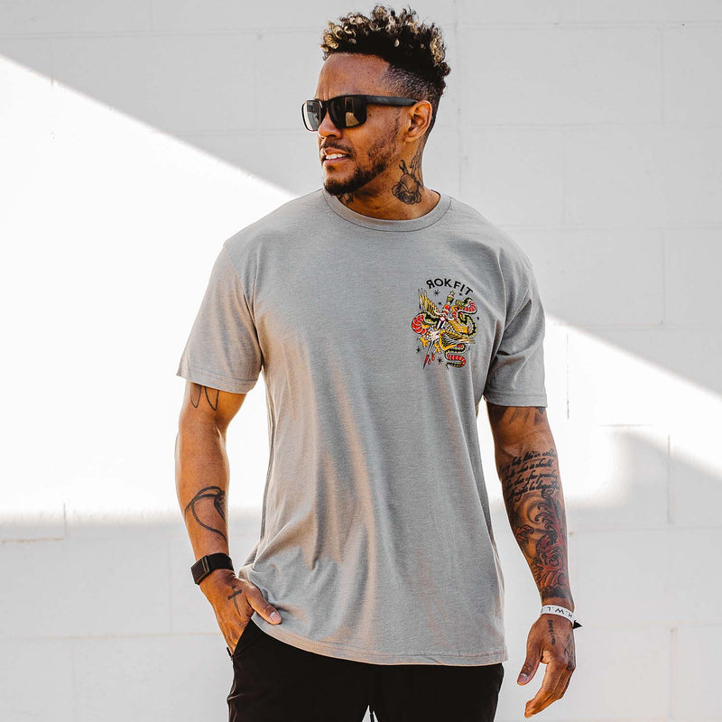 Never Out of the Fight T-shirt from Rokfit for Genejack WOD