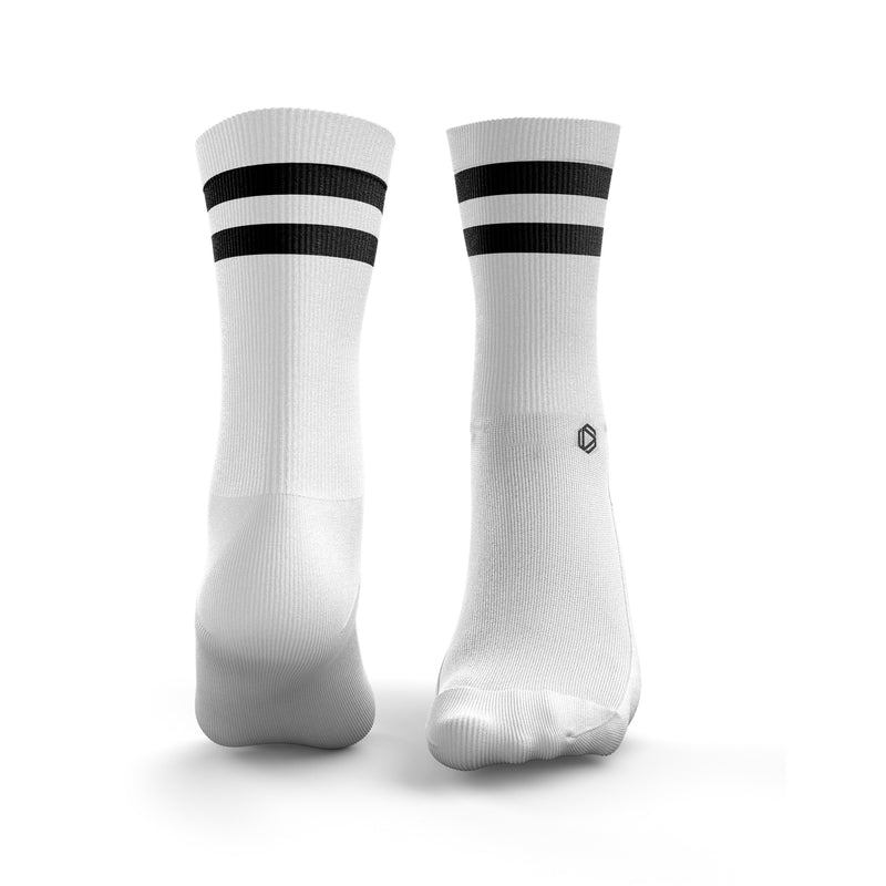 White Hexxee 2Stripe Socks from Hexxee for Genejack WOD