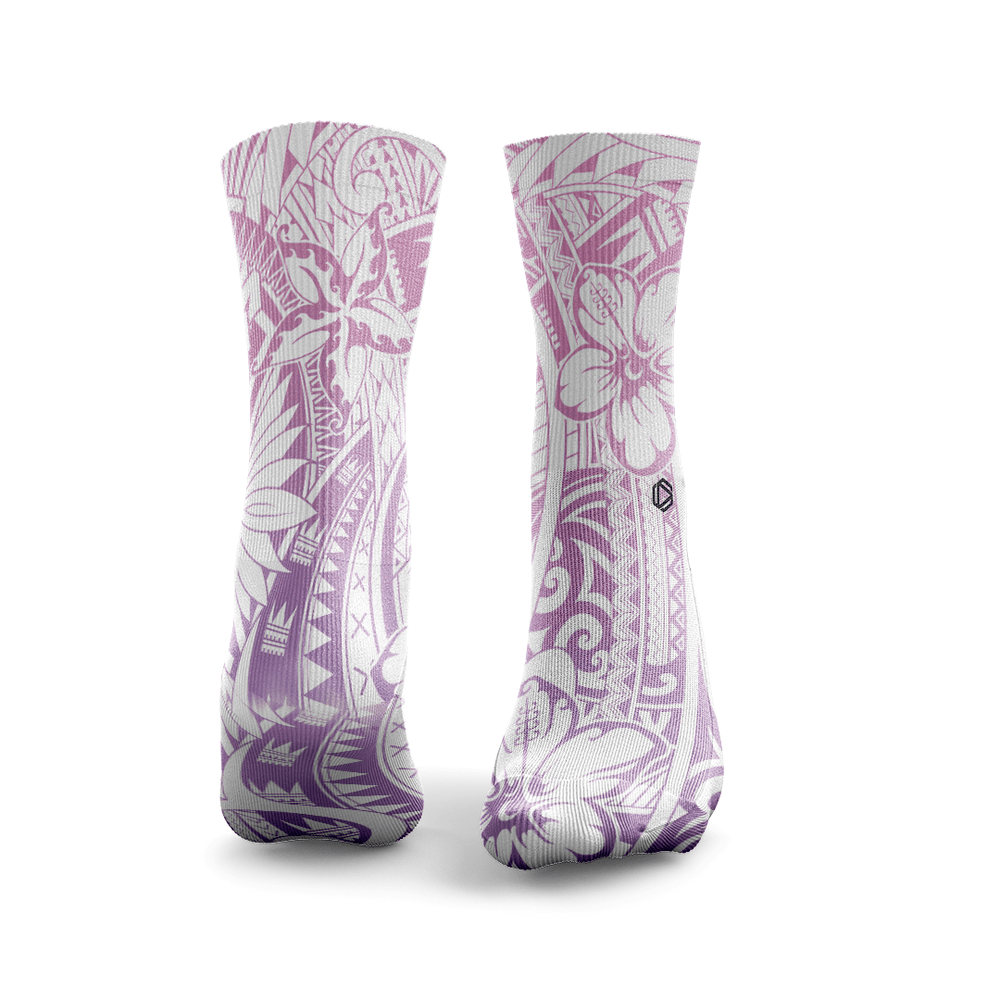 Colorful Polynesian Tattoo Socks from Hexxee for Genejack WOD