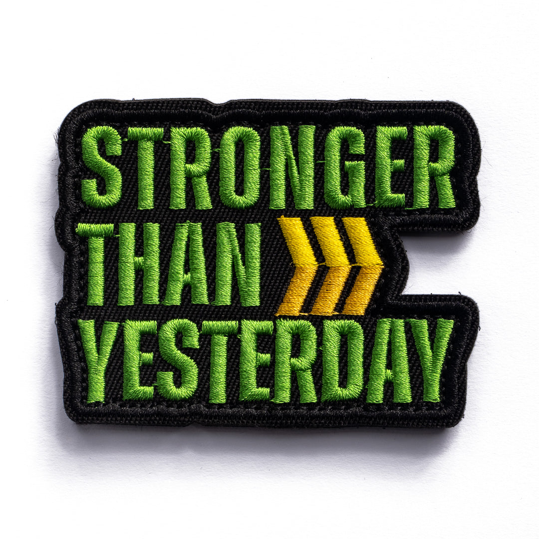 Stronger - Velcro Patch from Genejack for Genejack WOD