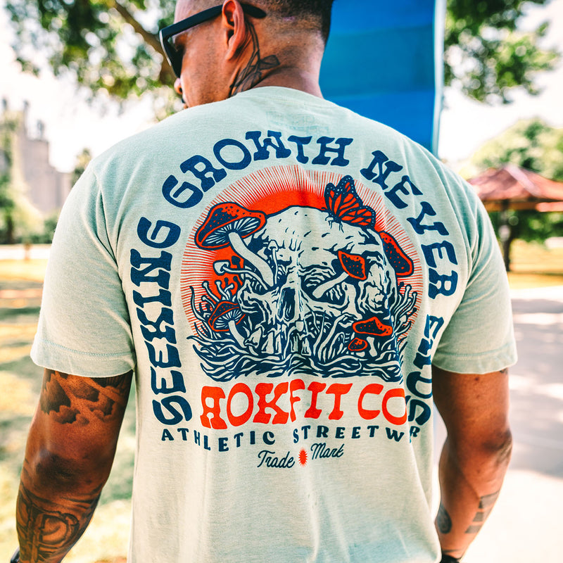 Seeking Growth Never Ends T-shirt from Rokfit for Genejack WOD