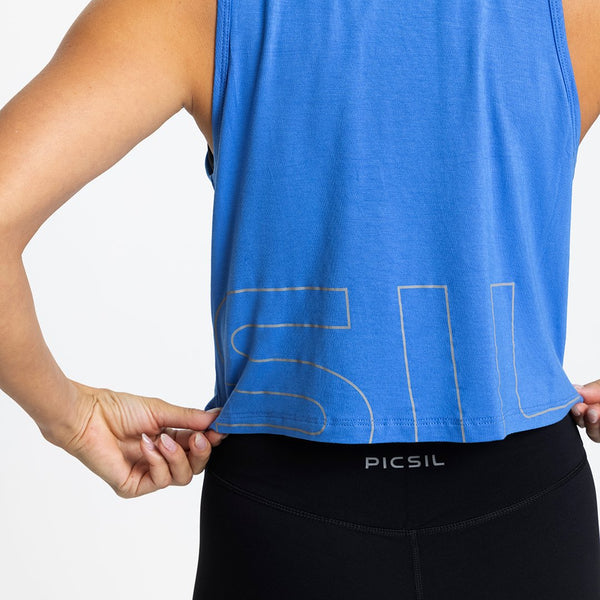 Training Tank Top Women Core 2.0 - Blue from Picsil for Genejack WOD