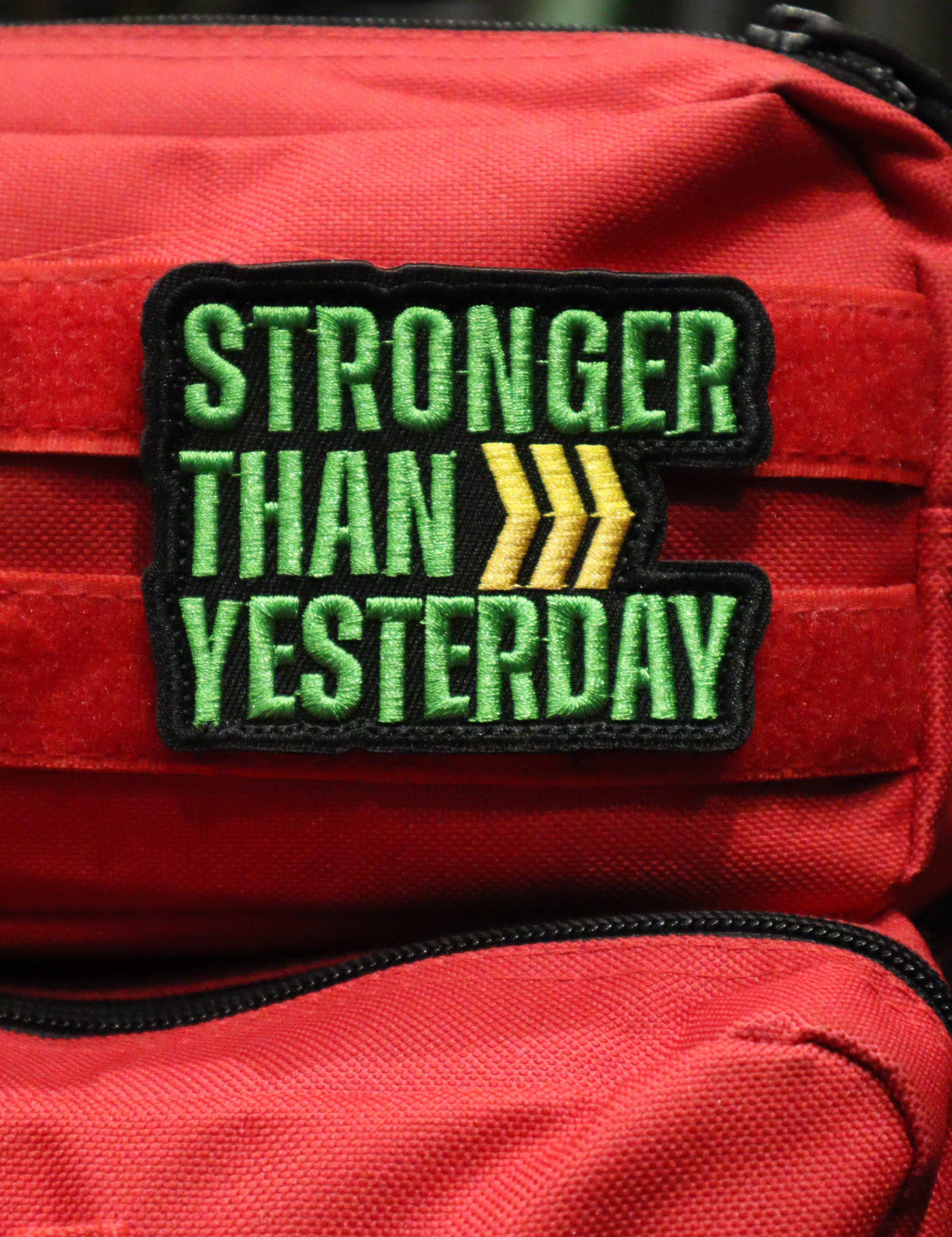 Stronger - Velcro Patch from Genejack for Genejack WOD