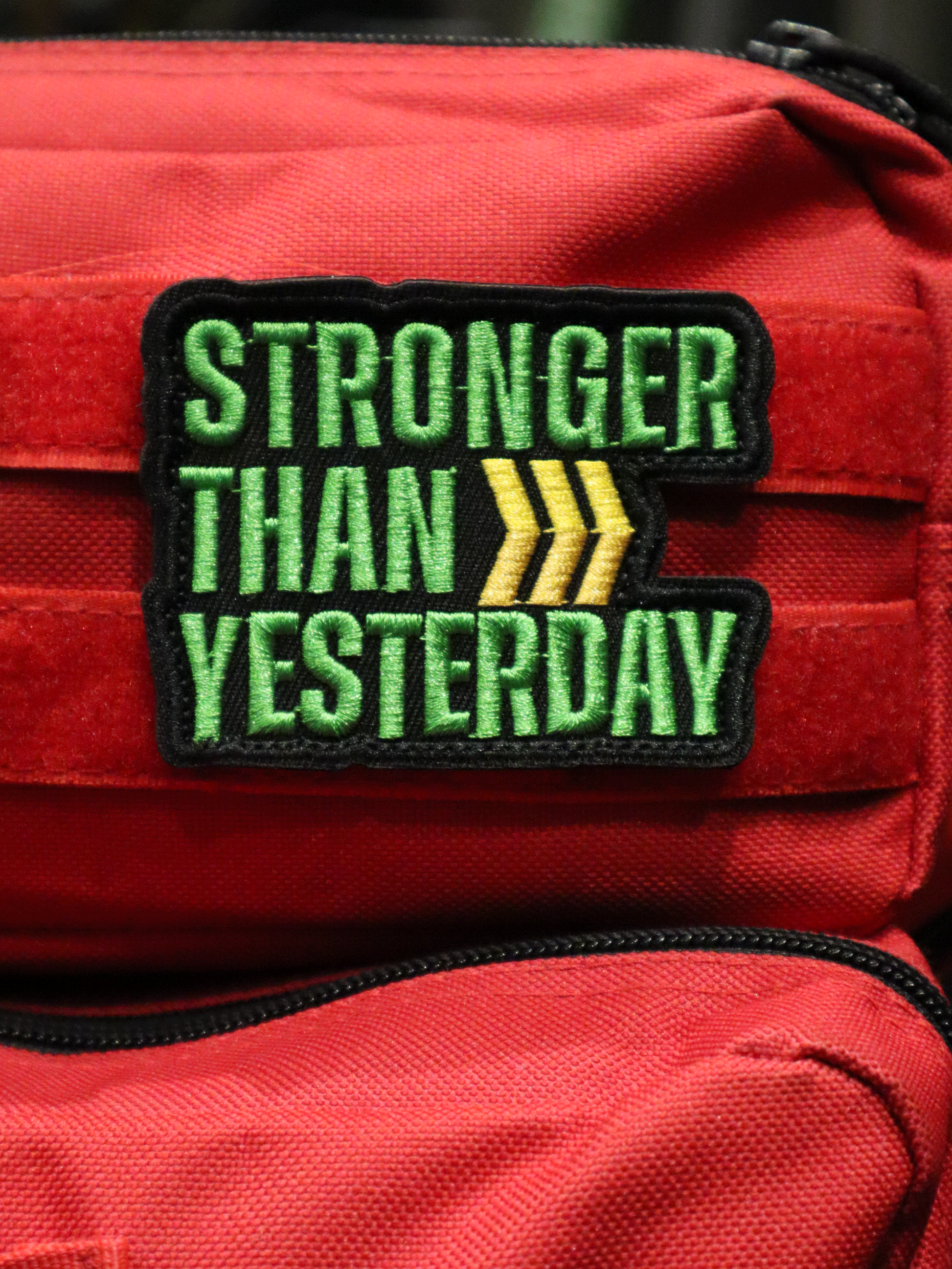 Stronger - Velcro Patch from Genejack for Genejack WOD