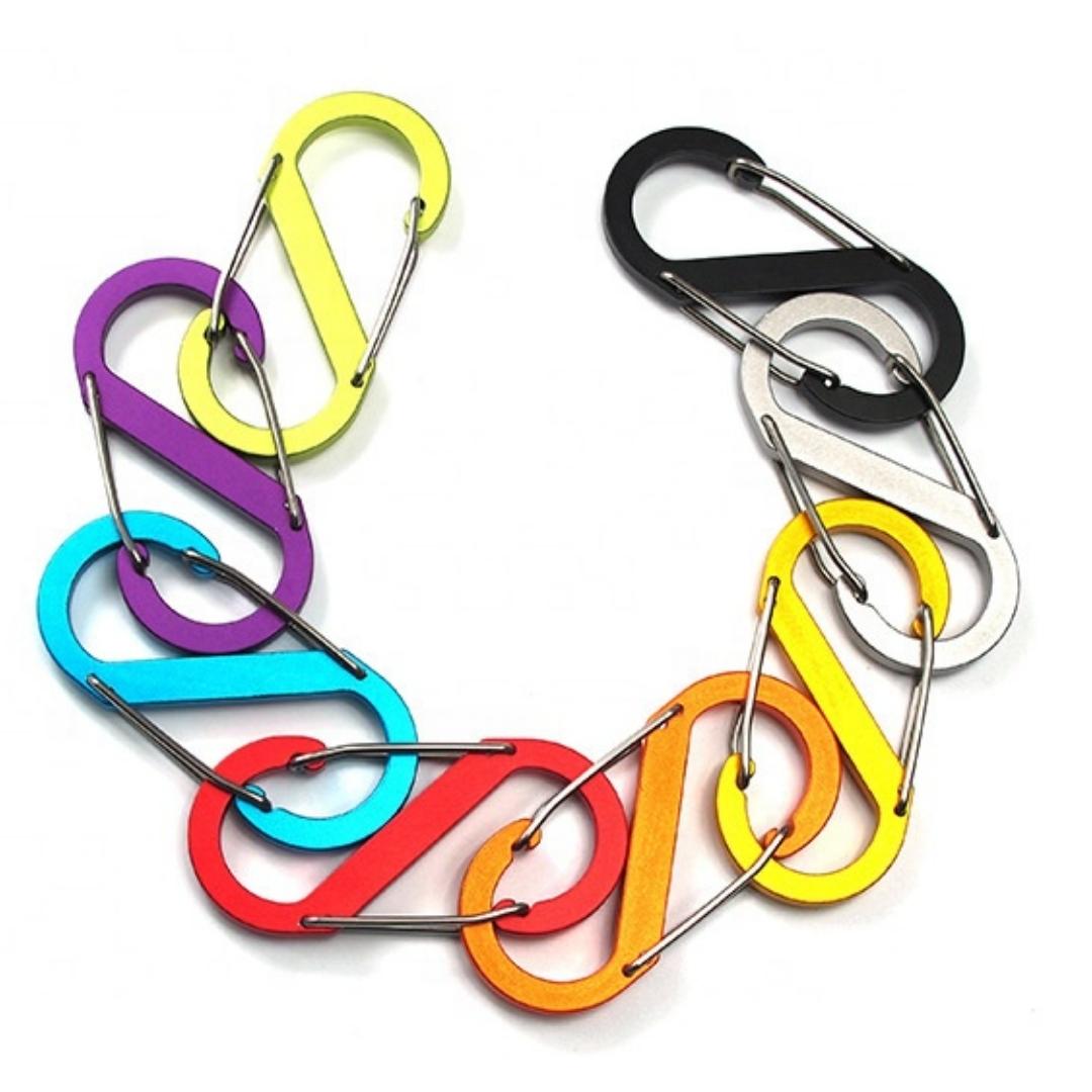 Aluminum Carabiners S Shape from Genejack for Genejack WOD