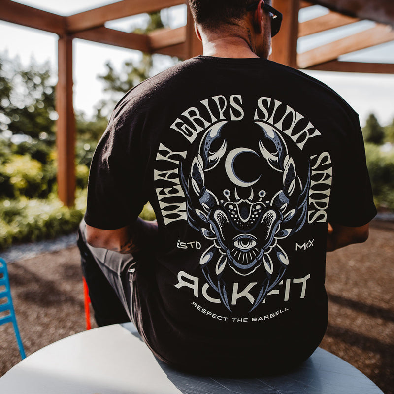 Weak Grips Sink Ships T-shirt 2.0 from Rokfit for Genejack WOD