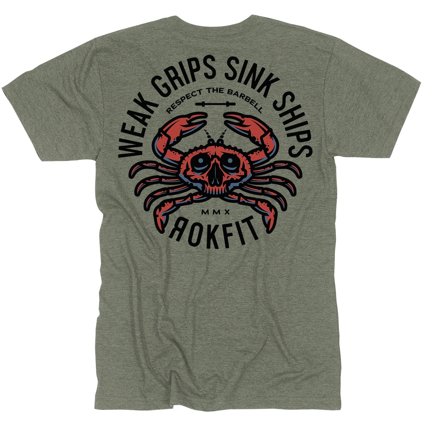 Weak Grips Sink Ships T-shirt - Unisex from Rokfit for Genejack WOD
