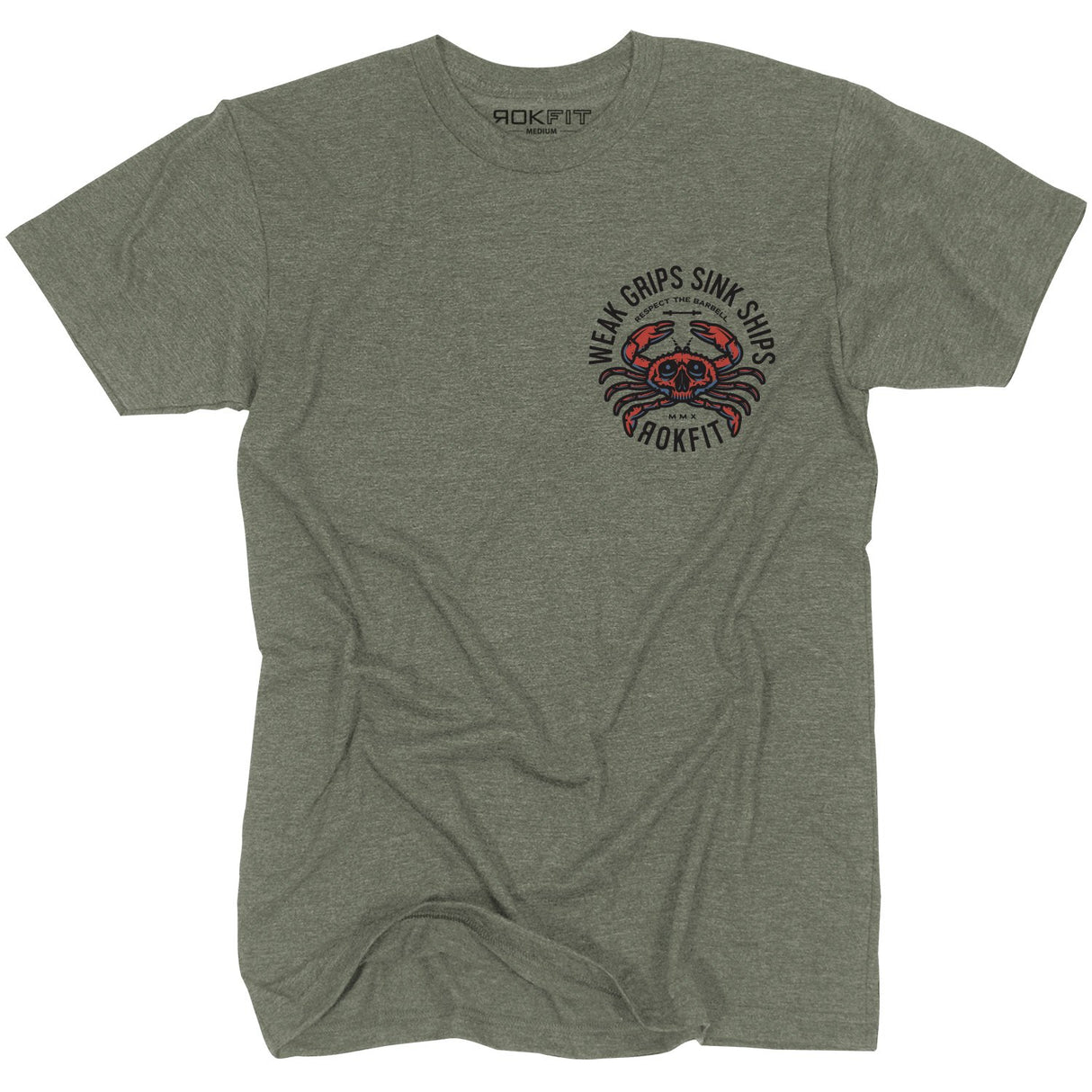 Weak Grips Sink Ships T-shirt from Rokfit for Genejack WOD