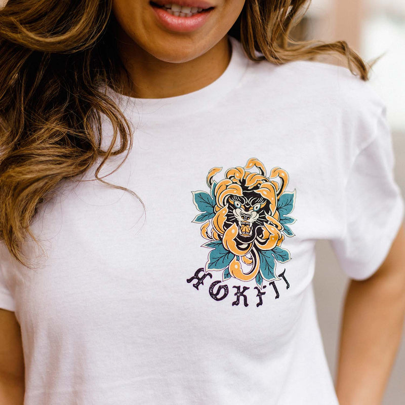 Don't Chase Goals Crop Top from Rokfit for Genejack WOD