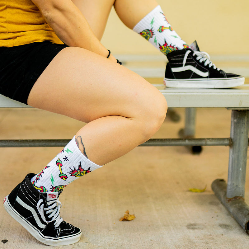 Electrified Crew Sock from Rokfit for Genejack WOD