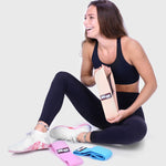 Glutes Activation Bands - Set of 3 Aqua,Pink,Orange from Genejack for Genejack WOD