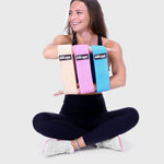 Glutes Activation Bands - Set of 3 Aqua,Pink,Orange from Genejack for Genejack WOD