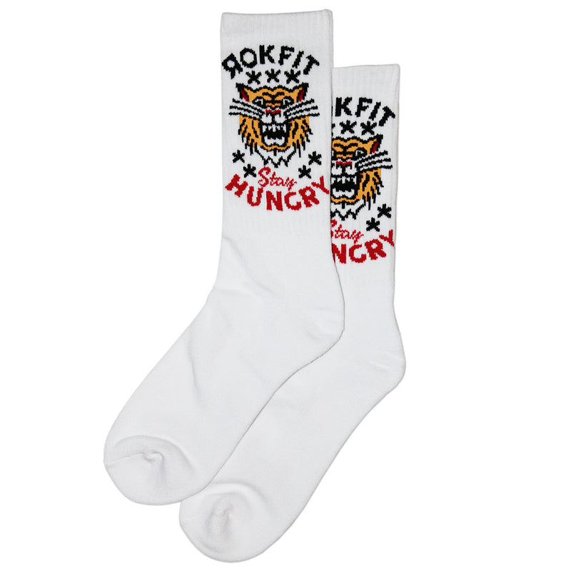 Stay Hungry Crew Sock from Rokfit for Genejack WOD